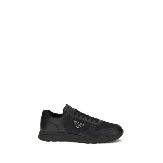 Prada Black Recycled Polyamide Athletic Sneakers