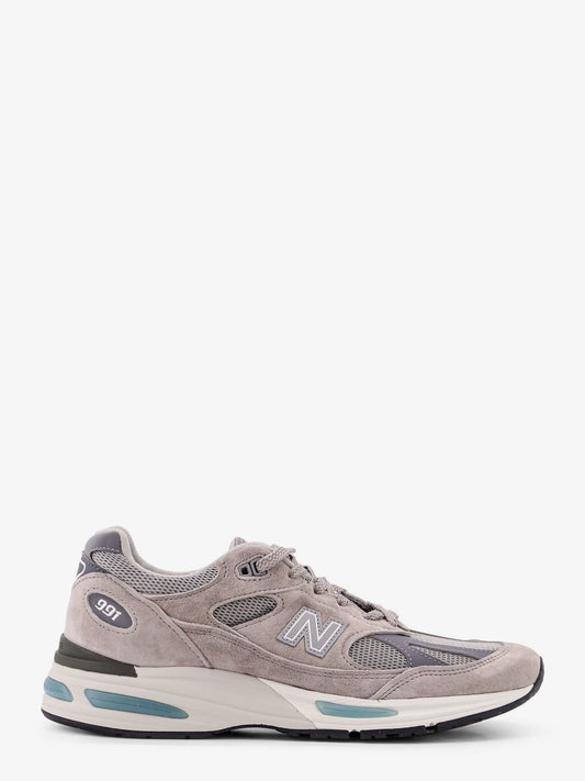 New Balance 991 suede and mesh running sneakers