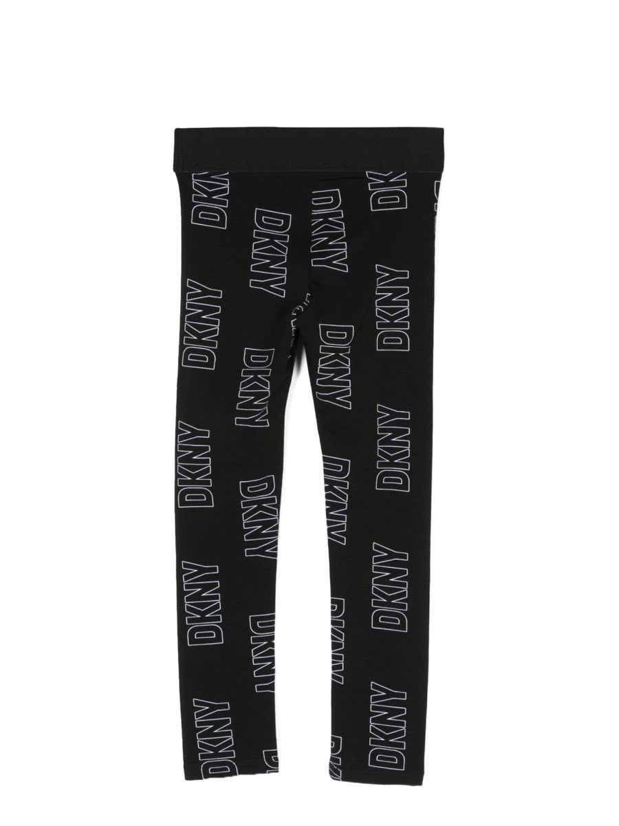 dkny ALLOVER LOGO LEGGINGS