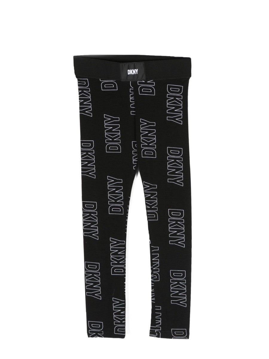 dkny ALLOVER LOGO LEGGINGS