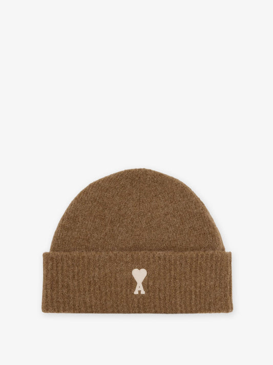 AMI PARIS Alpaca blend beanie hat