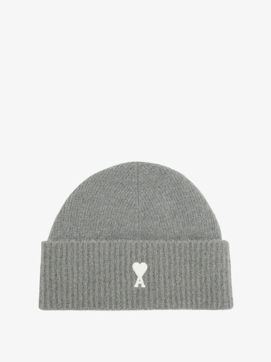 AMI PARIS Alpaca blend beanie hat