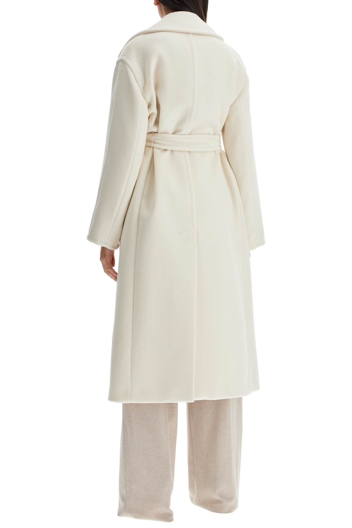 Max Mara alpaca, wool and cashmere robe coat