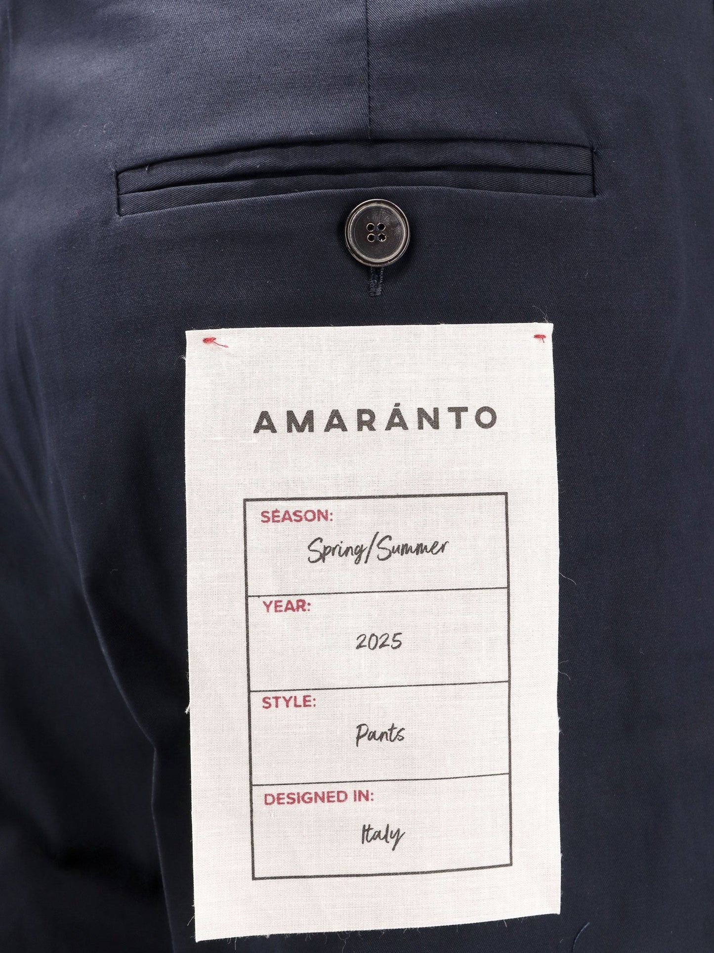 AMARANTO AMARANTO TROUSER