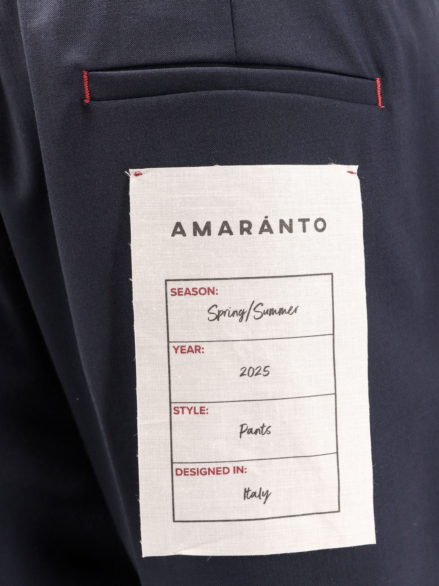 AMARANTO AMARANTO TROUSER