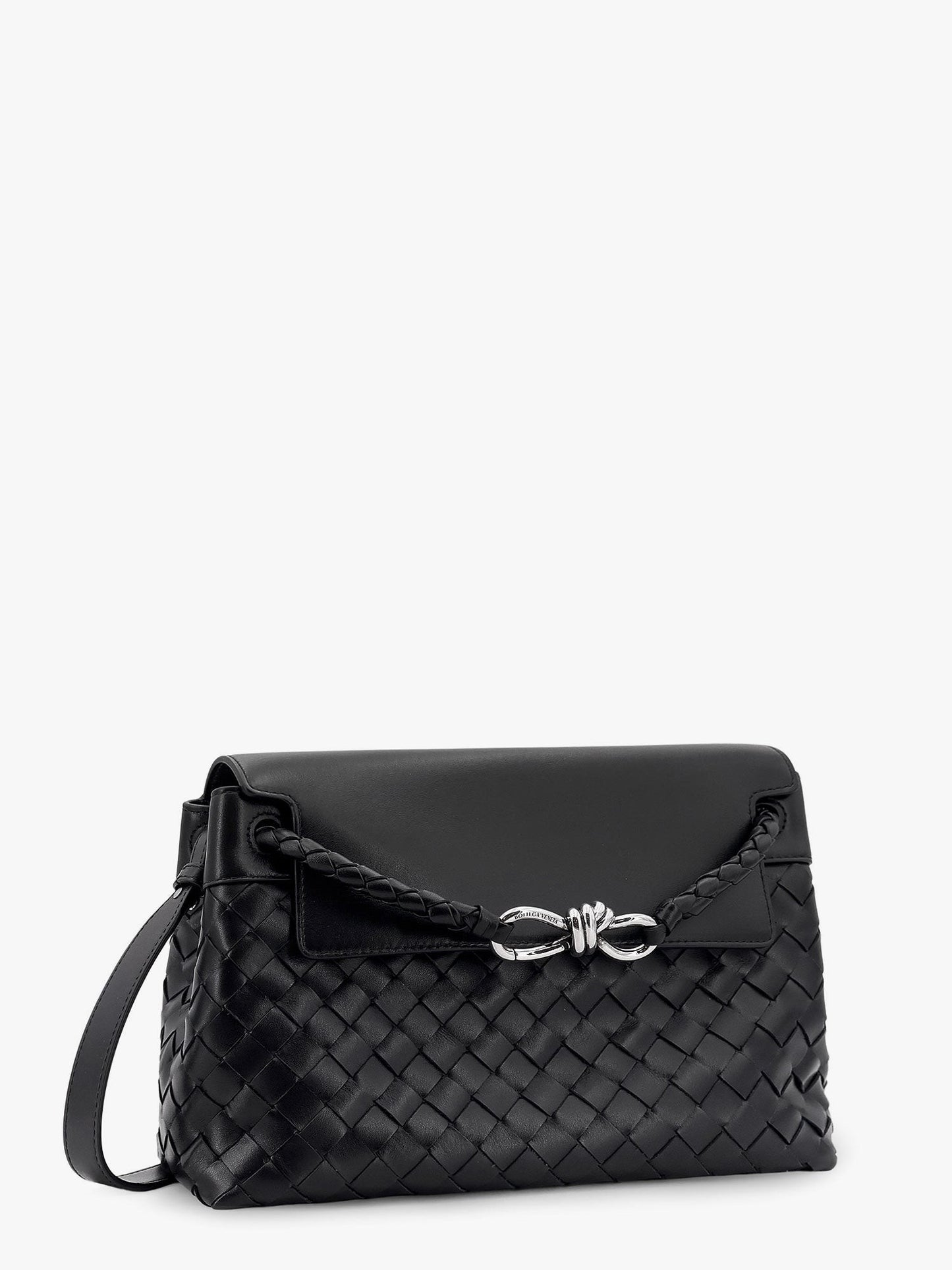 Bottega Veneta Andiamo Messenger leather bag with Intrecciato motif