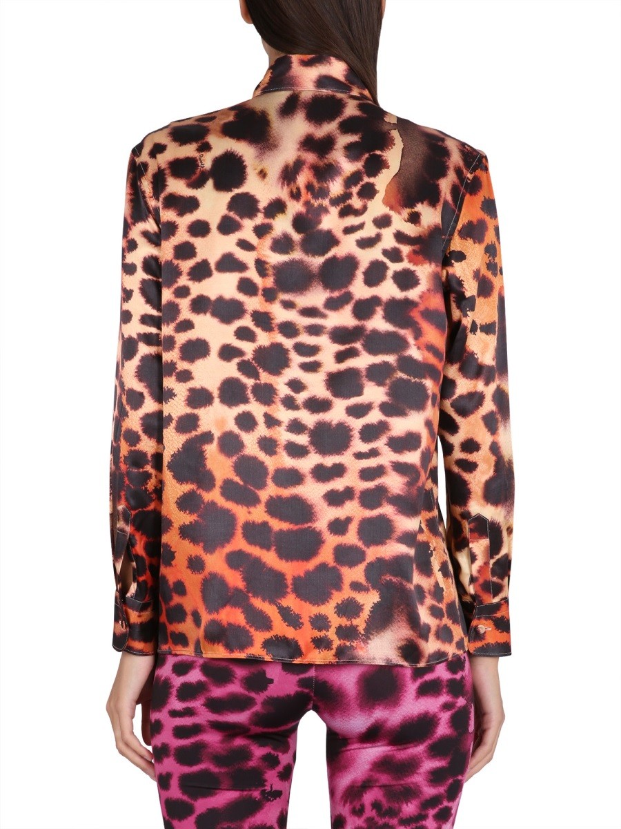 ROBERTO CAVALLI ANIMAL PRINT SHIRT