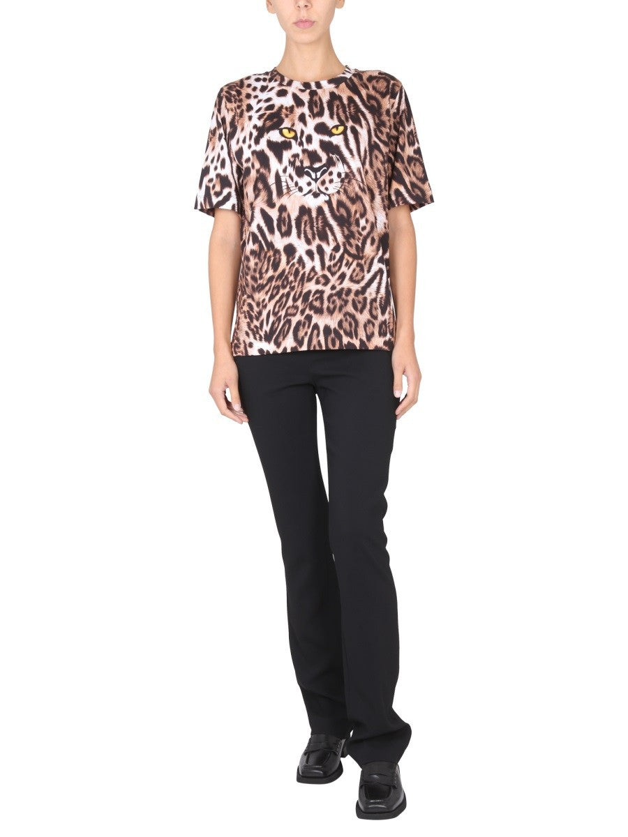 Boutique Moschino ANIMAL PRINT T-SHIRT