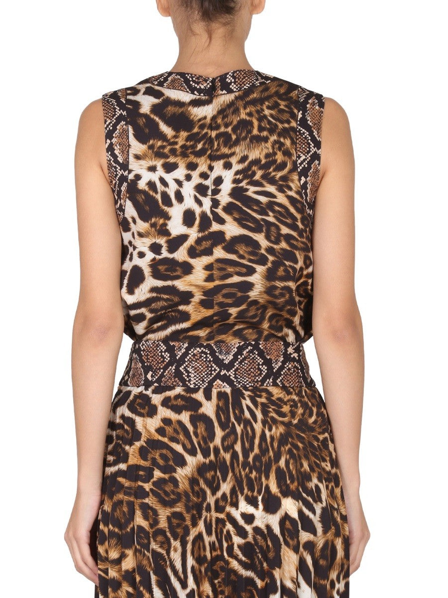 Boutique Moschino ANIMAL PRINT TOP