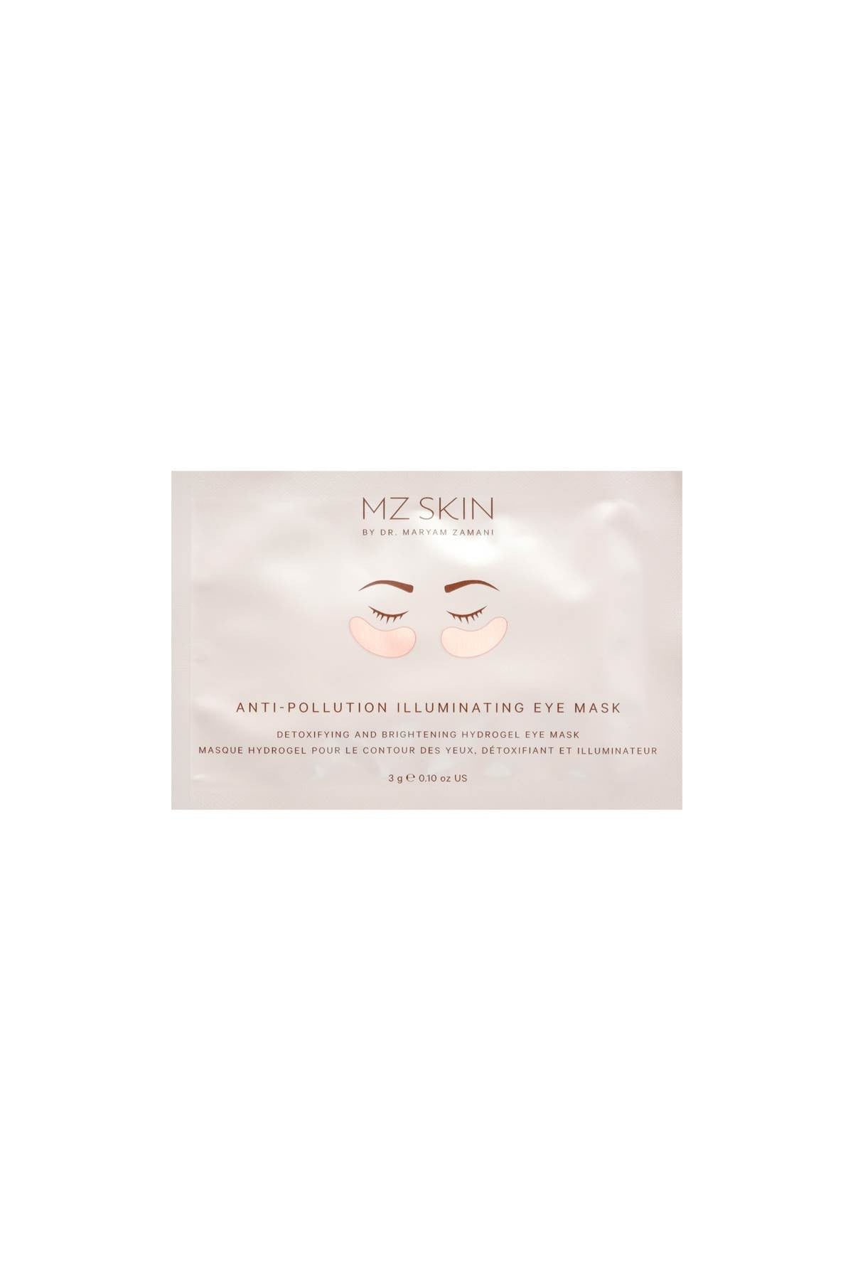 MZ SKIN anti pollution illuminating eye mask