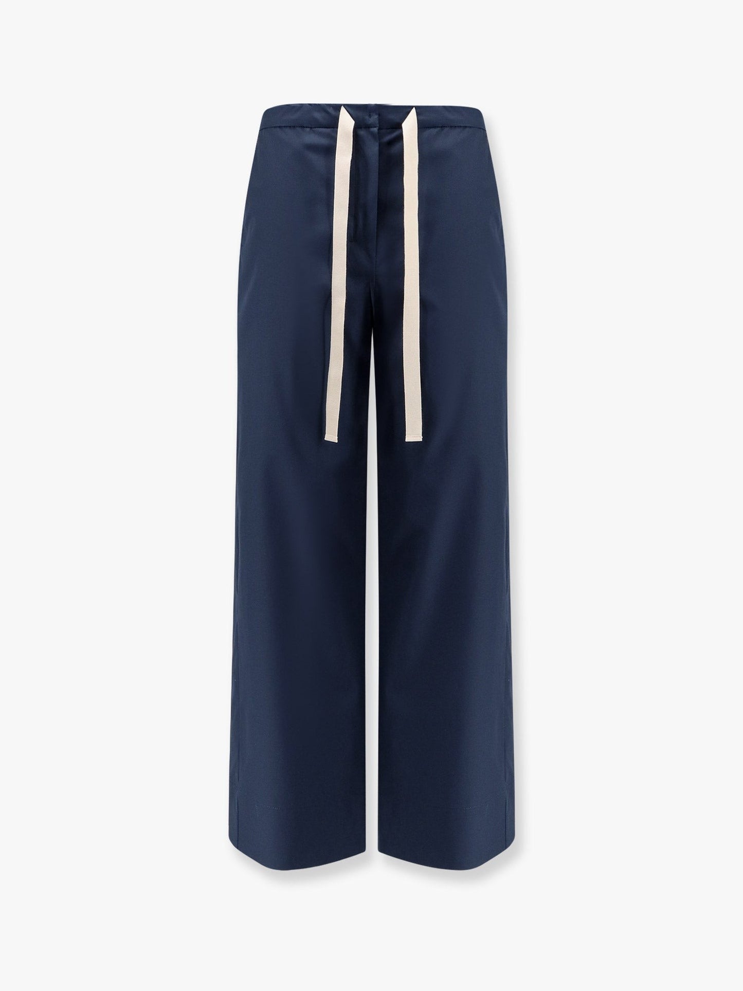 'S MAX MARA Argento cotton trouser