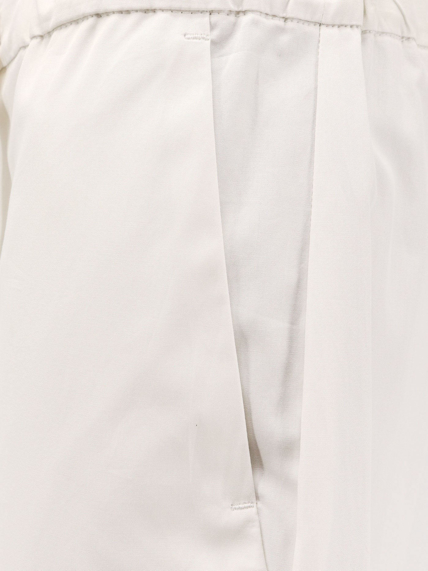 'S MAX MARA Argento cotton trouser