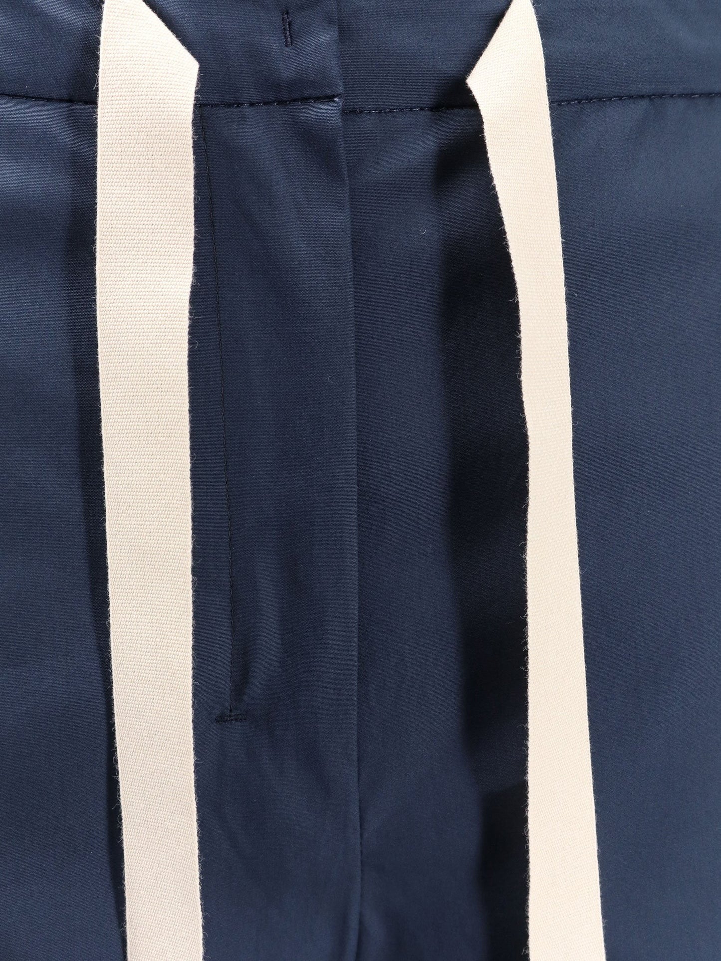'S MAX MARA Argento cotton trouser