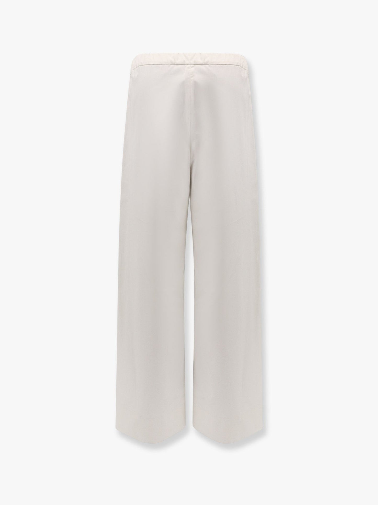 'S MAX MARA Argento cotton trouser