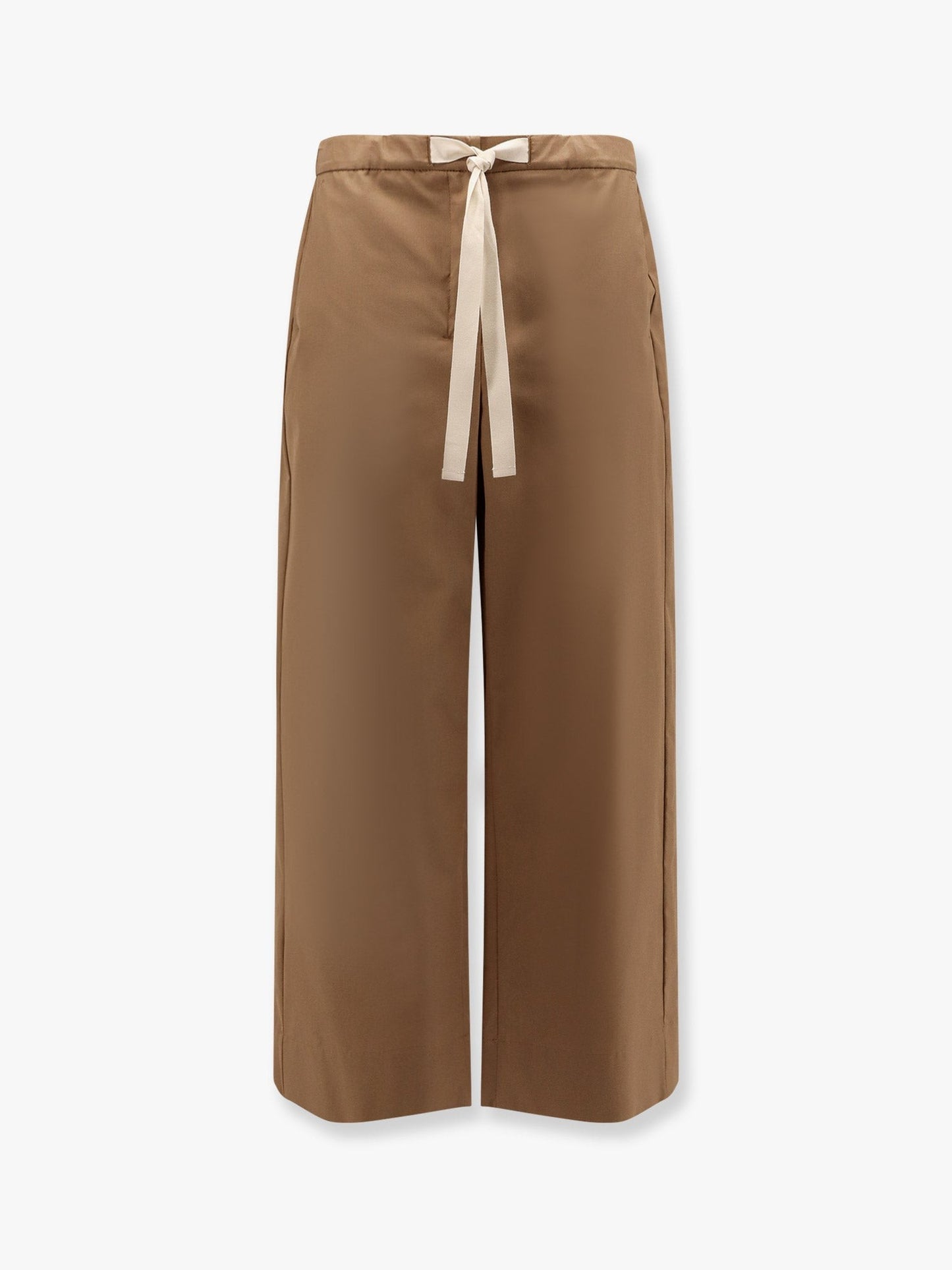 'S MAX MARA Argento cotton trouser