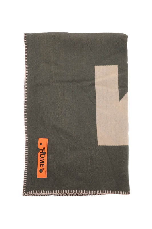 Off-white arrow blanket