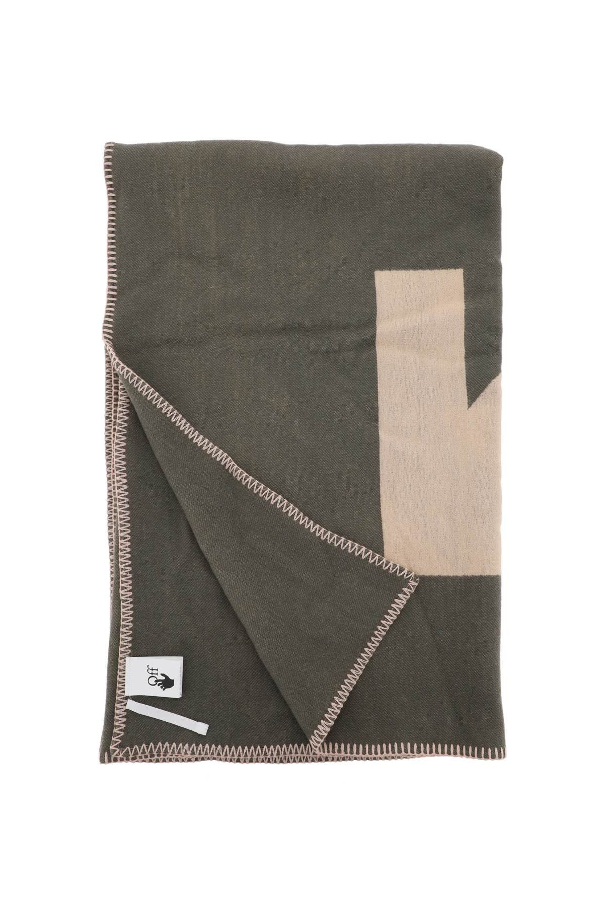 Off-white arrow blanket