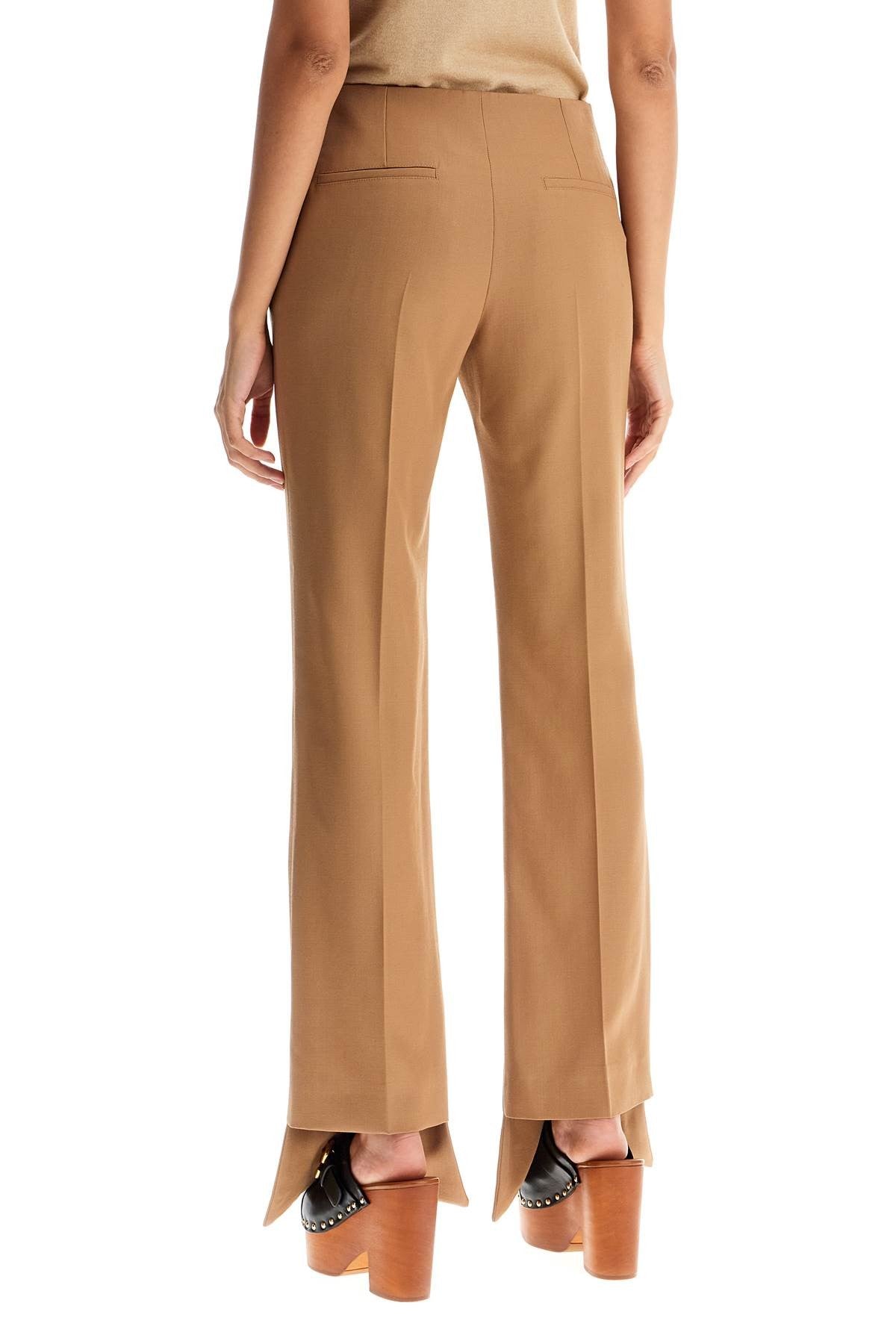 CHLOE' asymmetric hem pants with seven