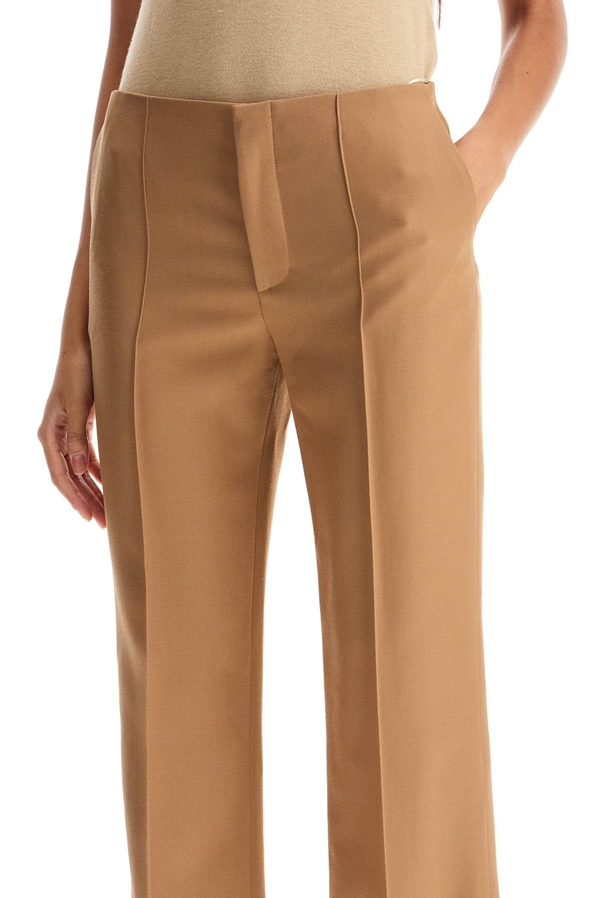 CHLOE' asymmetric hem pants with seven