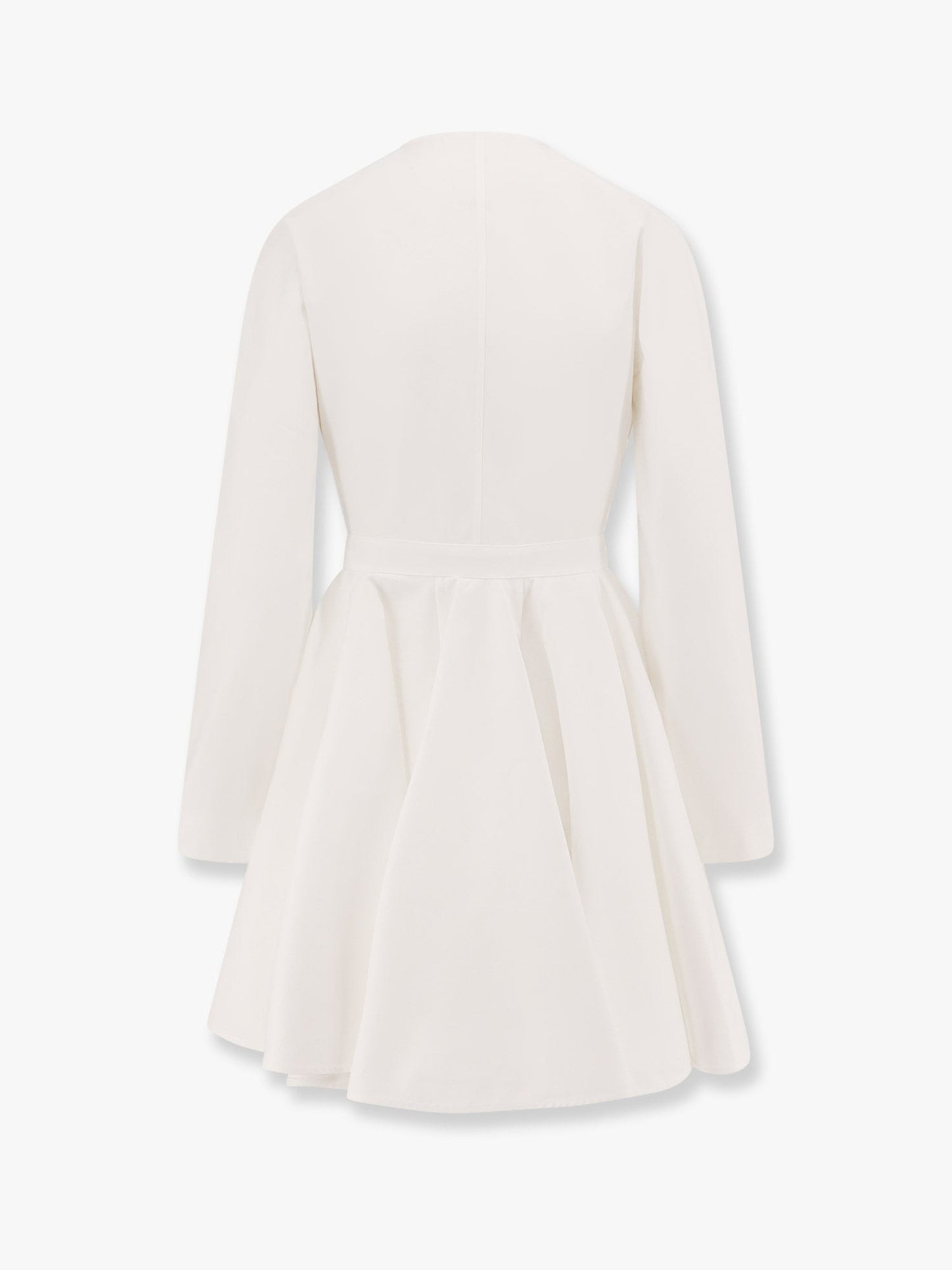 ALAIA Asymmetric midi lenght cotton popeline dress