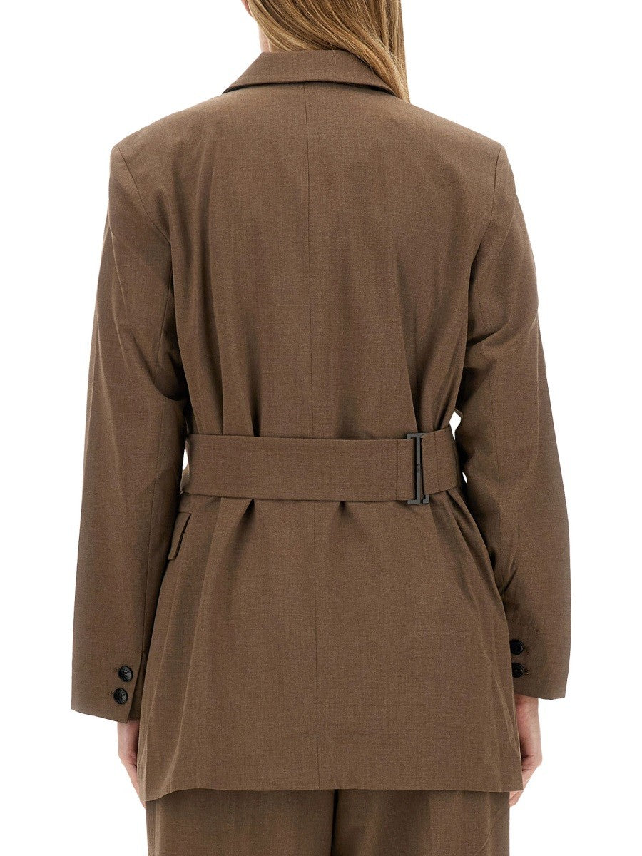 GANNI ASYMMETRICAL BLAZER