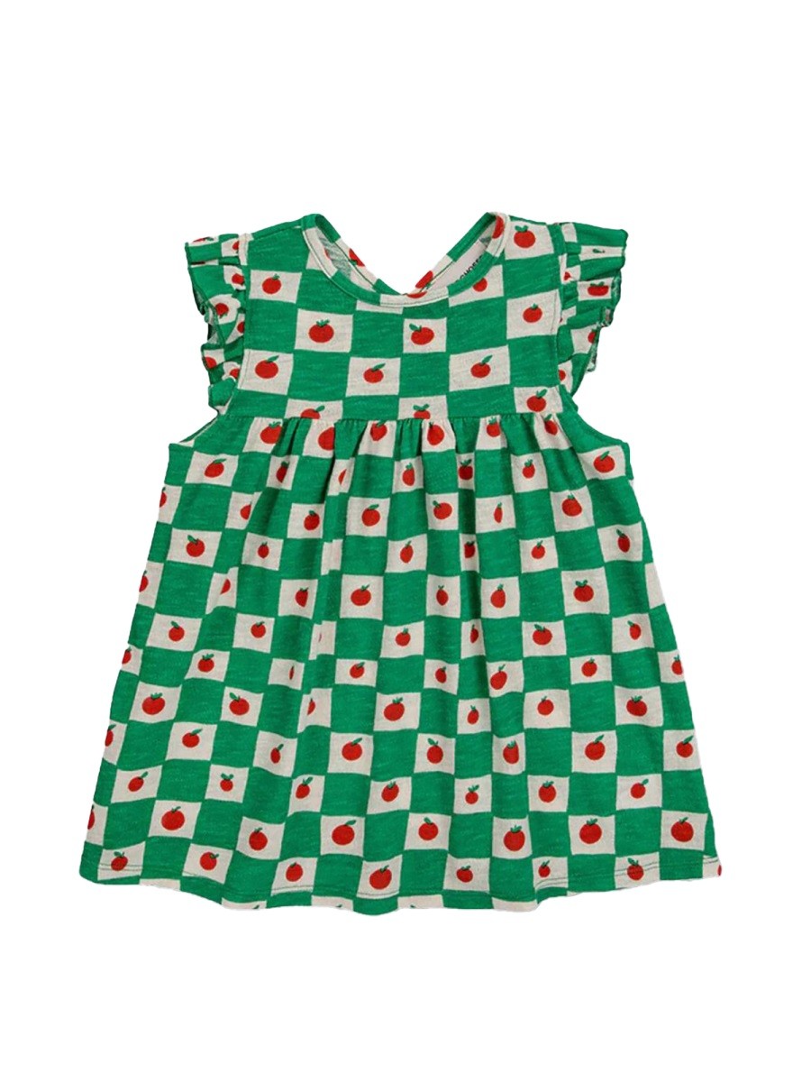 BOBO CHOSES baby tomato all over ruffle dress