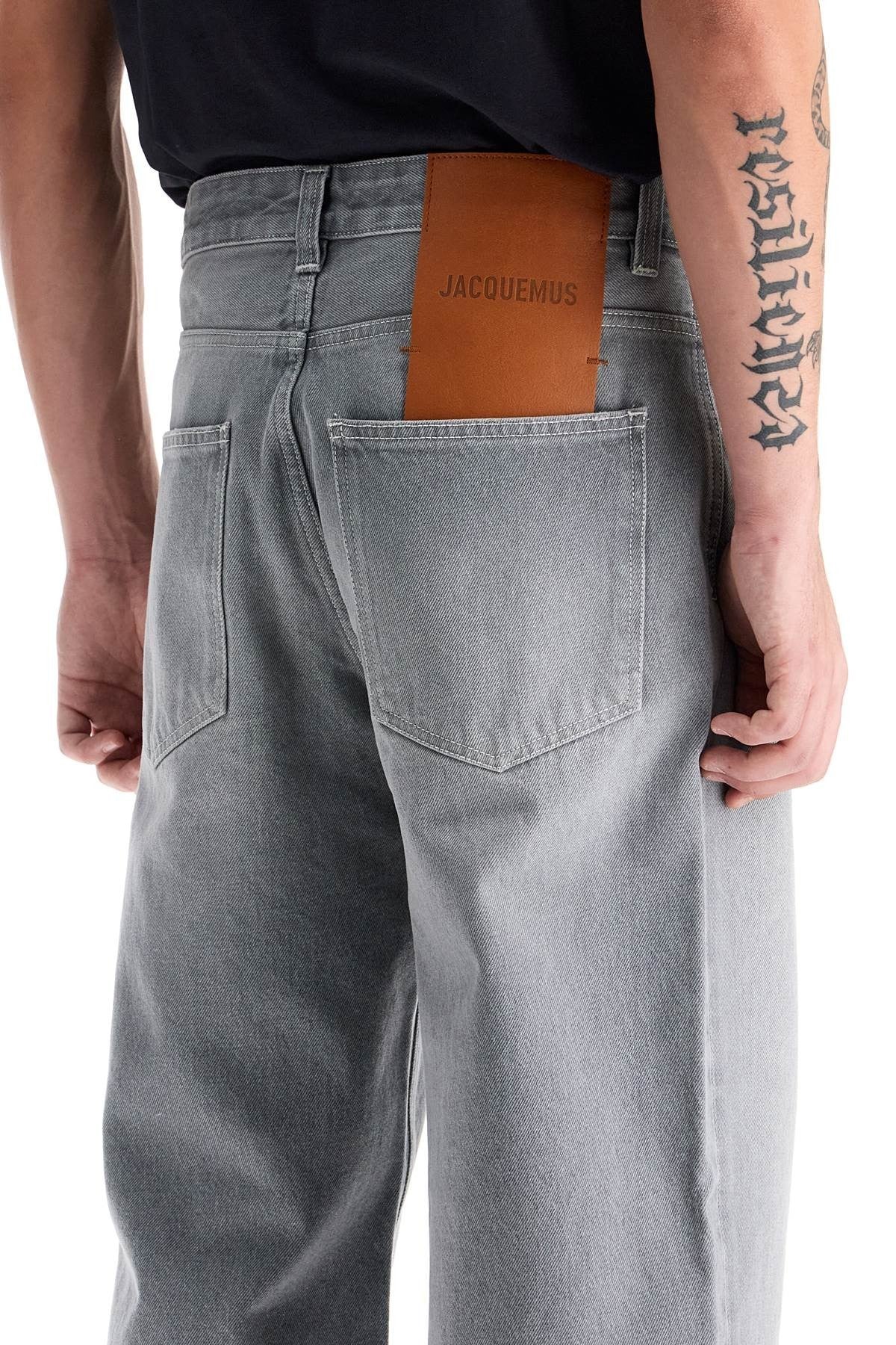 JACQUEMUS baggy denim jeans bag