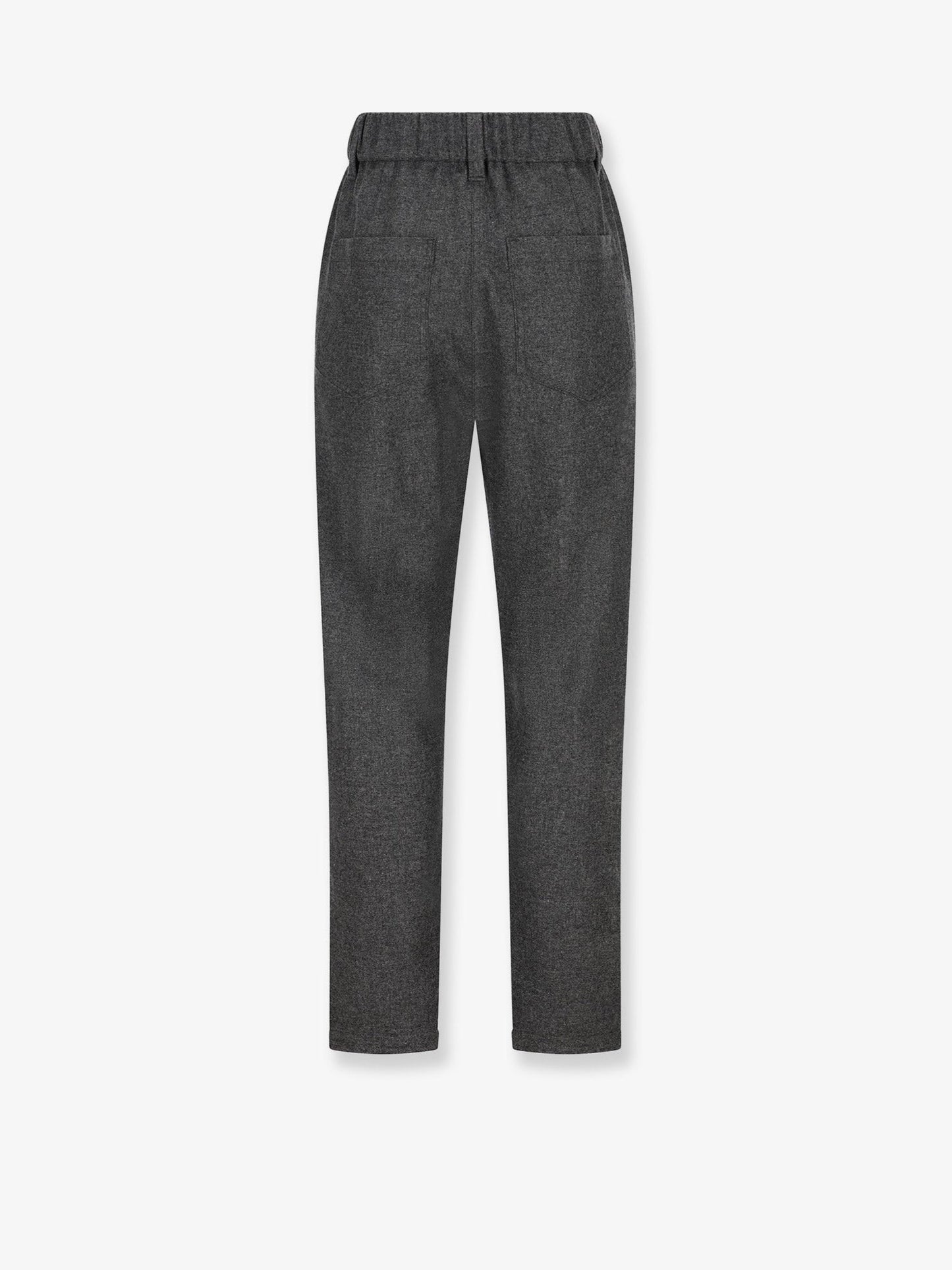 Brunello Cucinelli Baggy flannel trousers