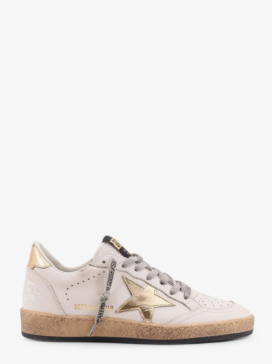 Golden Goose Deluxe Brand Ball Star low-top suede sneakers with used effect