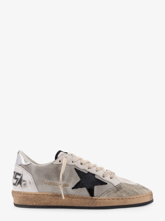 Golden Goose Deluxe Brand Ball Star mesh and leather low-top sneakers