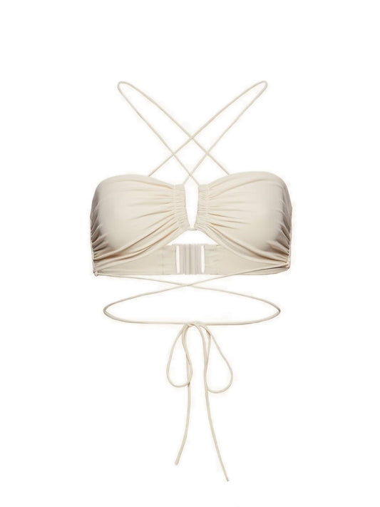 MAGDA BUTRYM BANDEAU BIKINI TOP