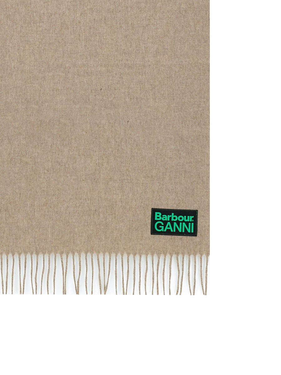BARBOUR x GANNI BARBOUR WOOL SCARF X GANNI
