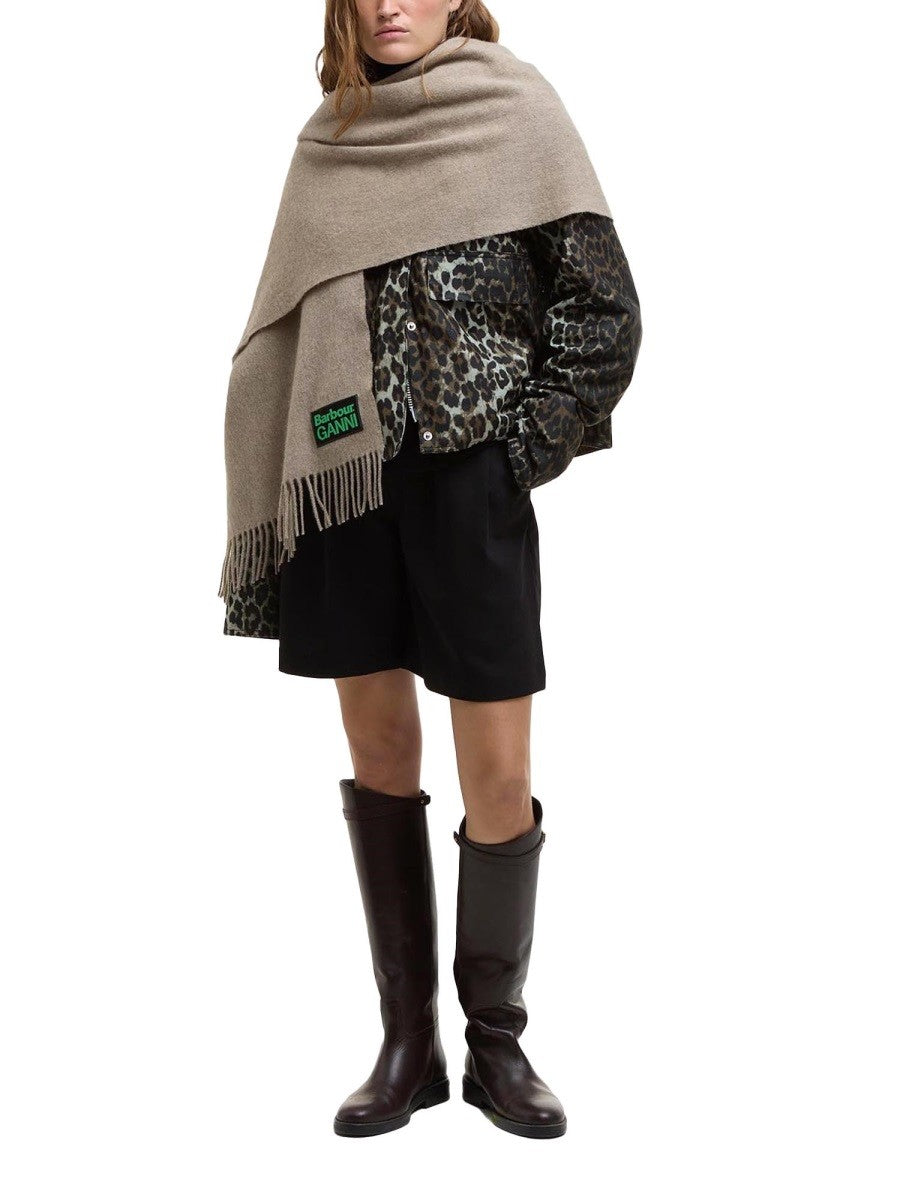 BARBOUR x GANNI BARBOUR WOOL SCARF X GANNI