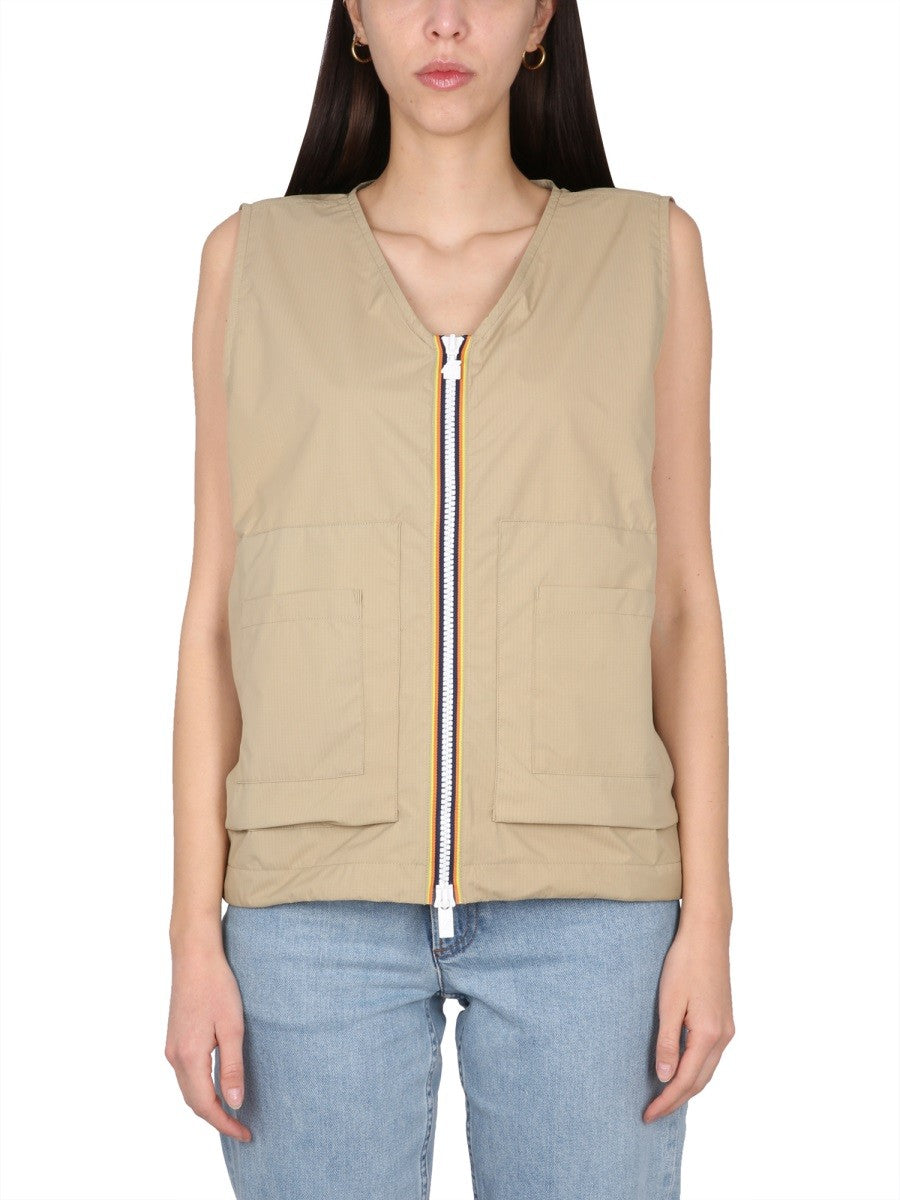 K-Way BARNEL VEST.