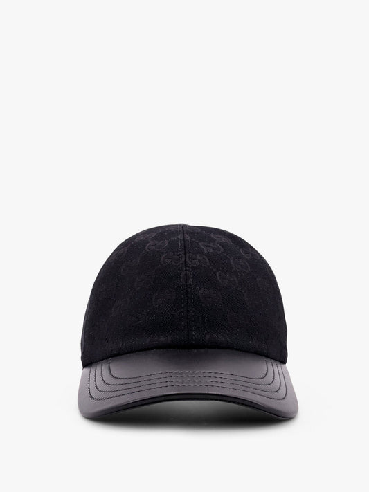 Gucci Baseball cotton blend hat with GG motif