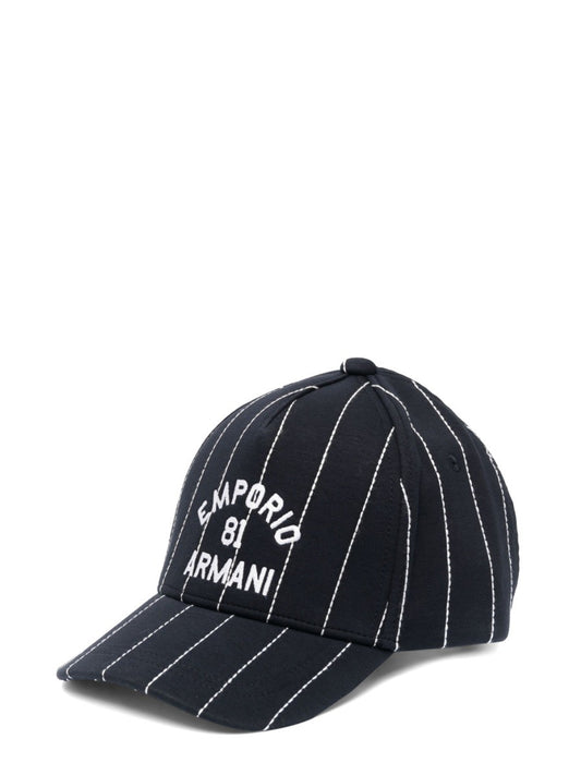 Emporio Armani baseball hat stripes