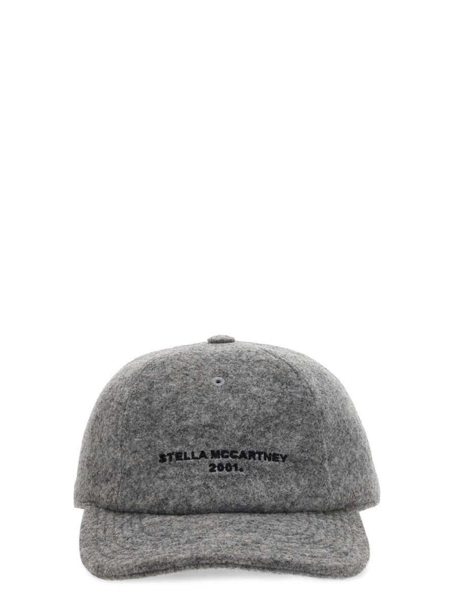 stella mccartney BASEBALL HAT WITH LOGO EMBROIDERY