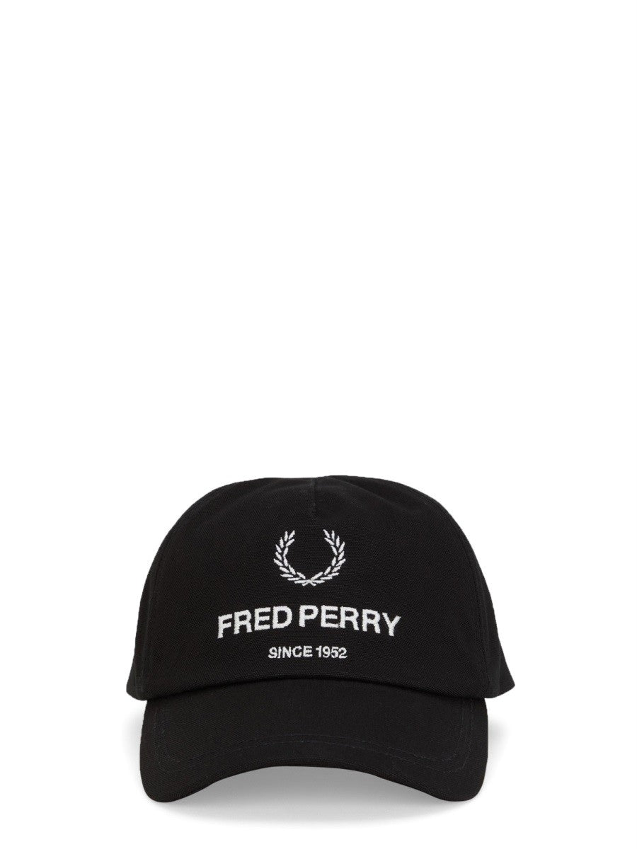 FRED PERRY BASEBALL HAT WITH LOGO