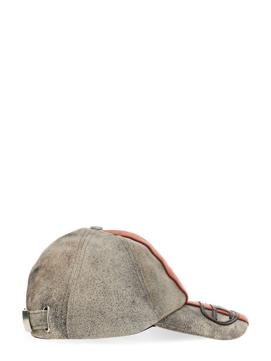 Diesel BASEBALL HAT WITH SPORT STRIPES