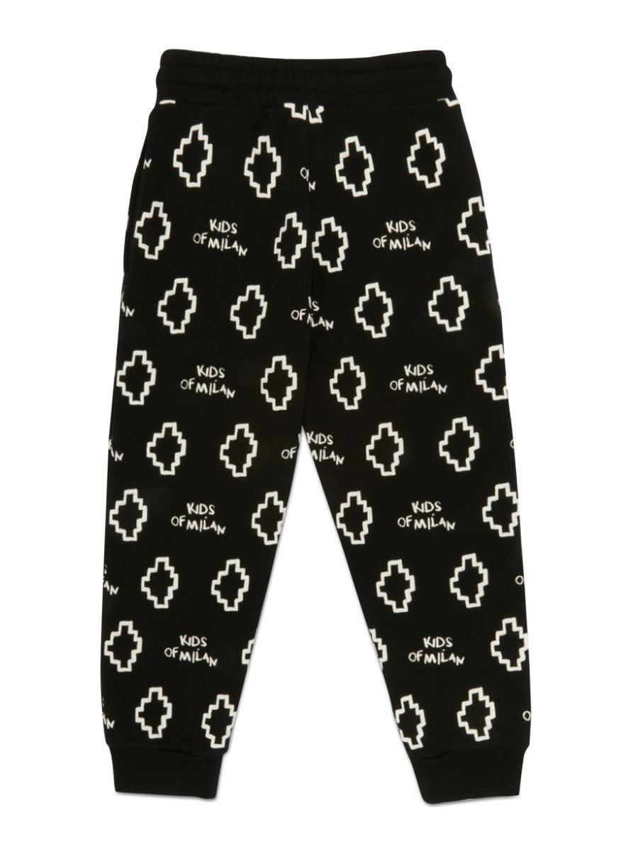 MARCELO BURLON COUNTY OF MILAN BASIC LOGO AOP SWEATPANT