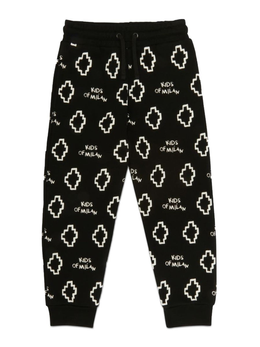 MARCELO BURLON COUNTY OF MILAN BASIC LOGO AOP SWEATPANT