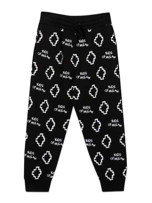 MARCELO BURLON COUNTY OF MILAN BASIC LOGO AOP SWEATPANT