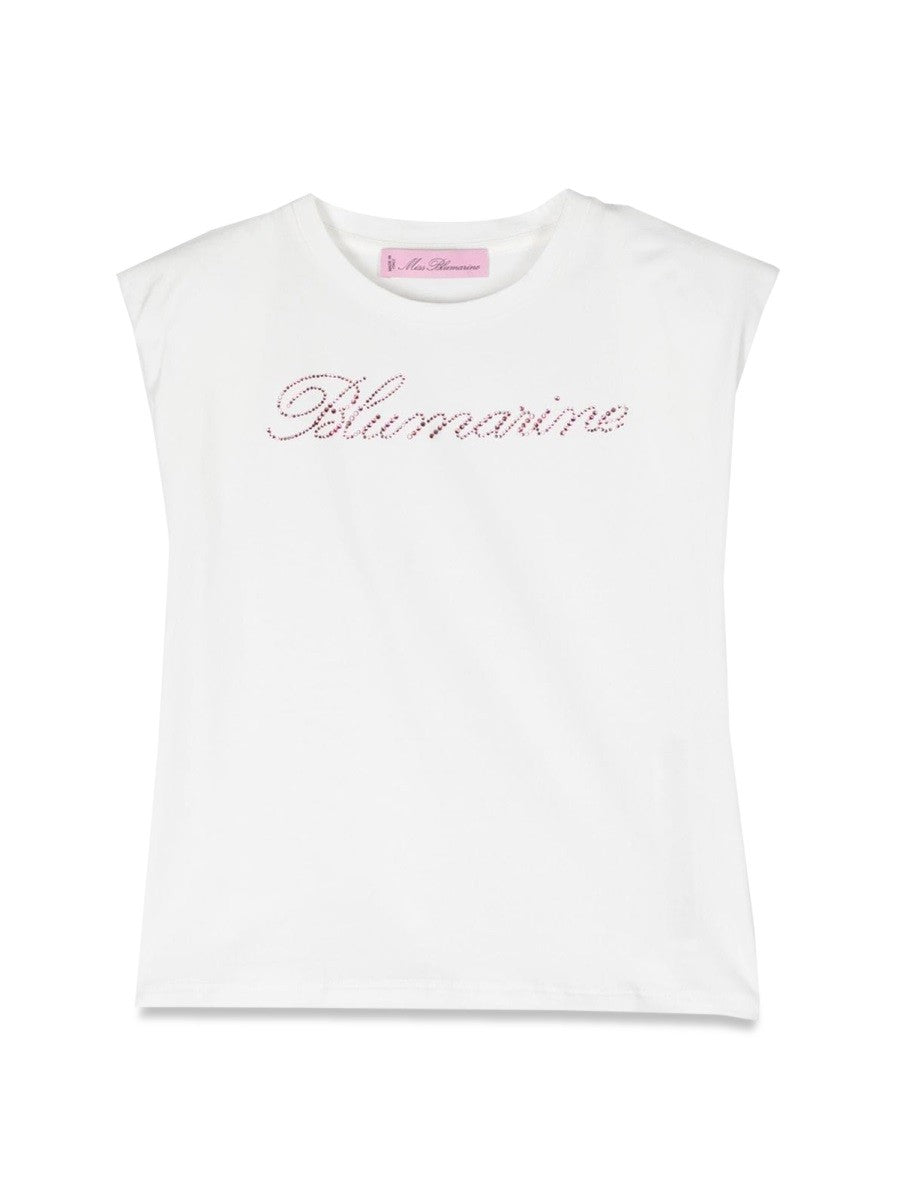 MISS BLUMARINE basic logo t-shirt