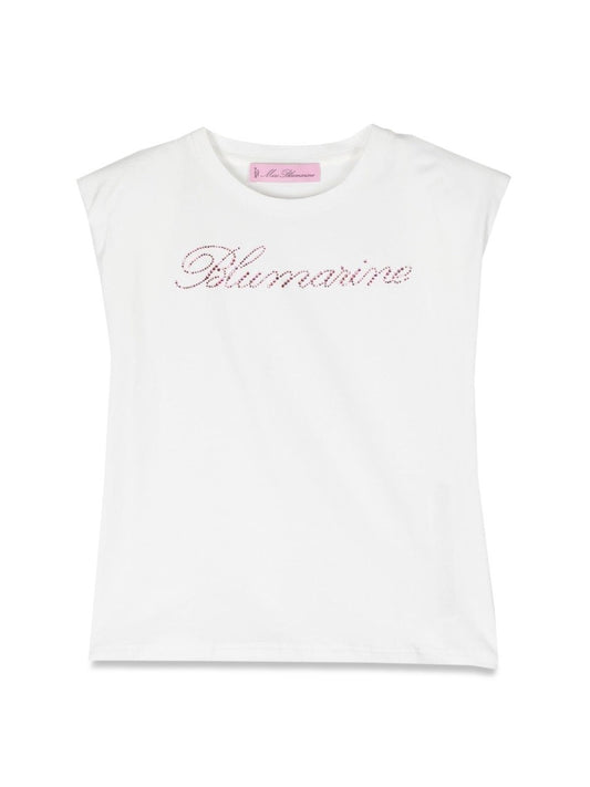 MISS BLUMARINE basic logo t-shirt