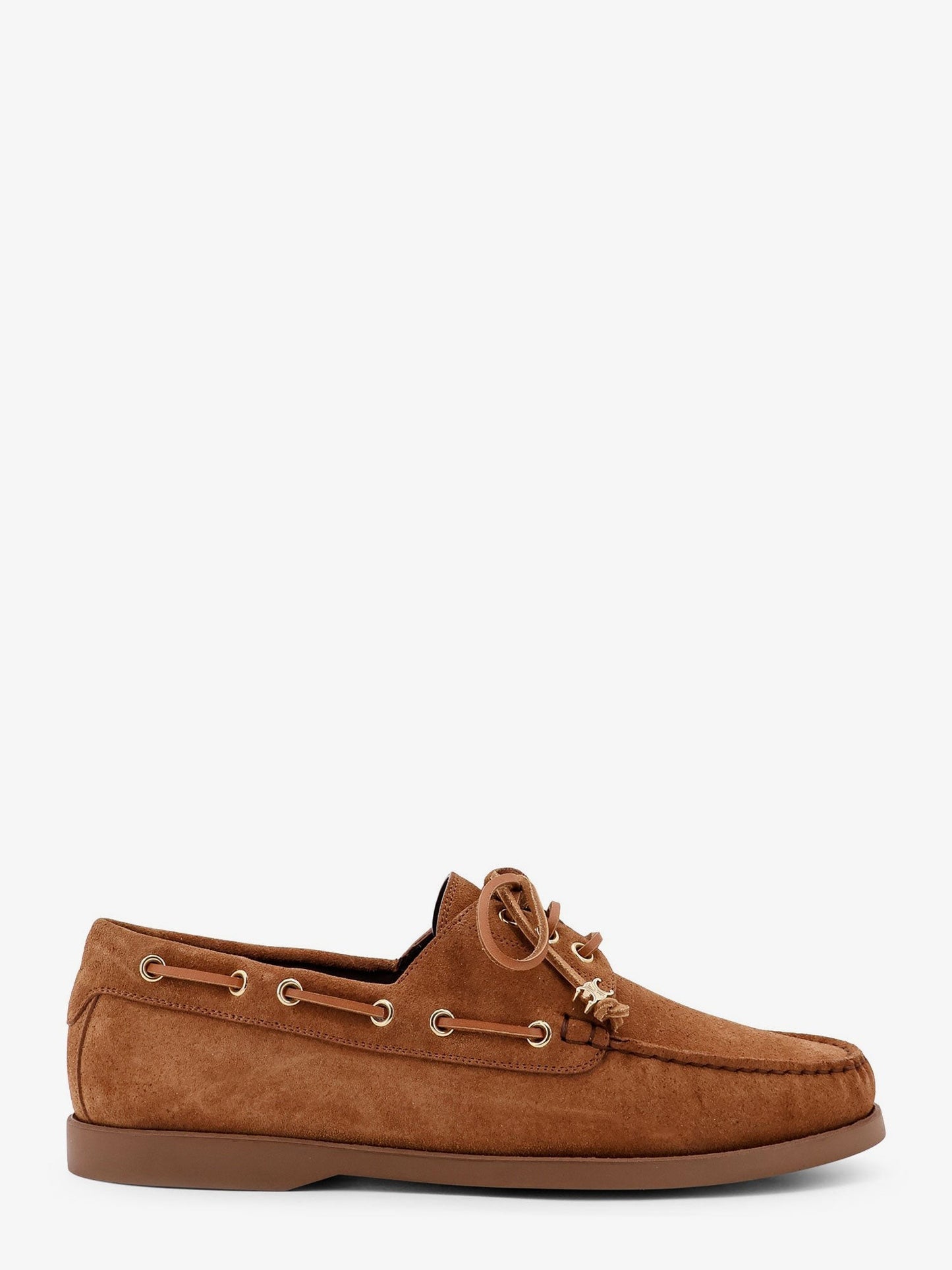 Celine Bateau suede loafers