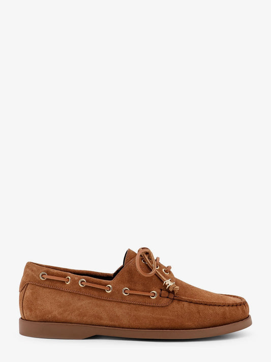Celine Bateau suede loafers