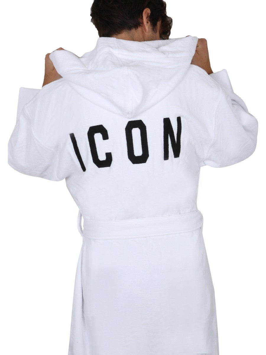 Dsquared BATHROBE WITH LOGO