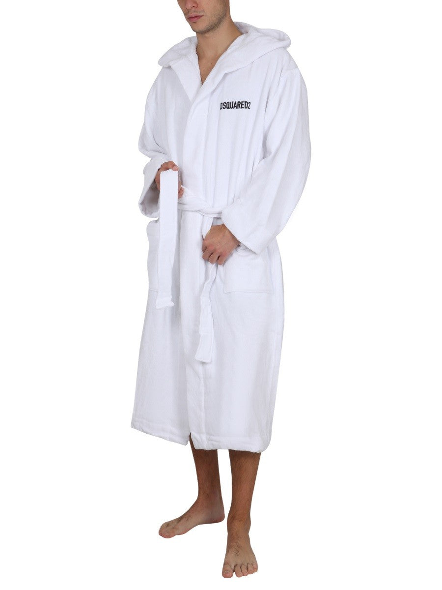 Dsquared BATHROBE WITH LOGO