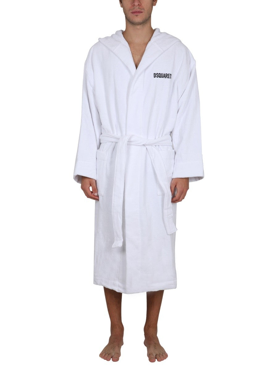 Dsquared BATHROBE WITH LOGO