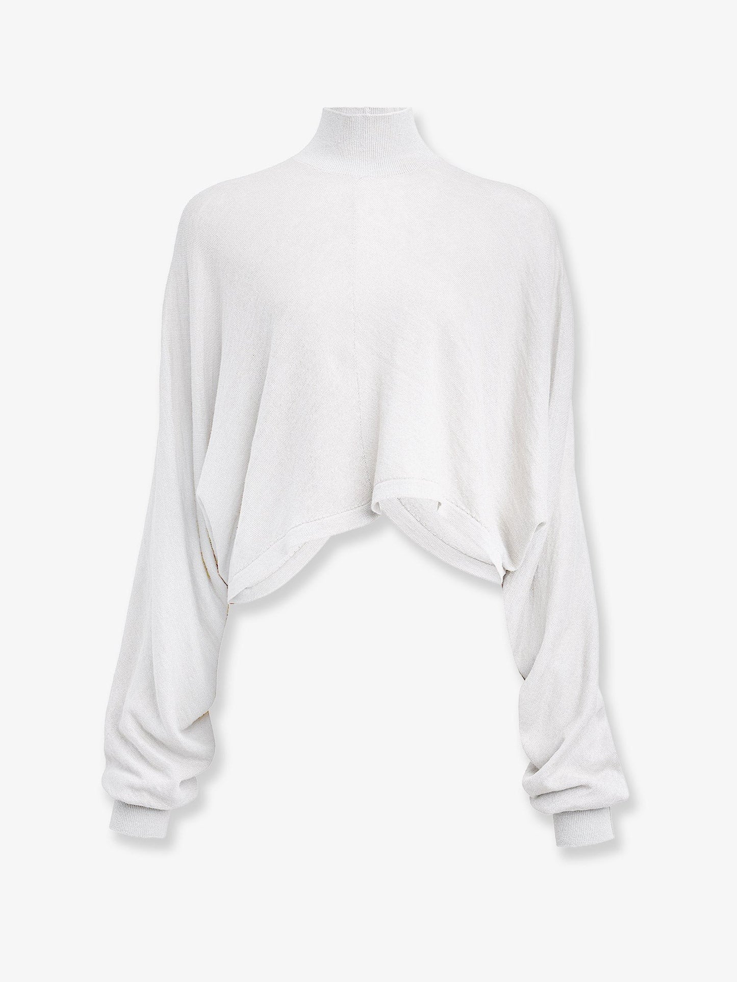 ALAIA Batwing linen sweater